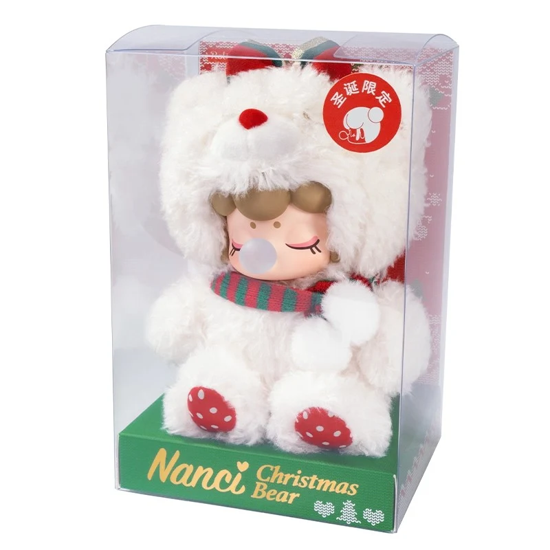 [Self-operated] Rolife Nanci Christmas Bear Pendant Limited Edition Plush Doll (1 piece) - Keychain, Bag Charm, Clothing Accessory, Birthday Gift