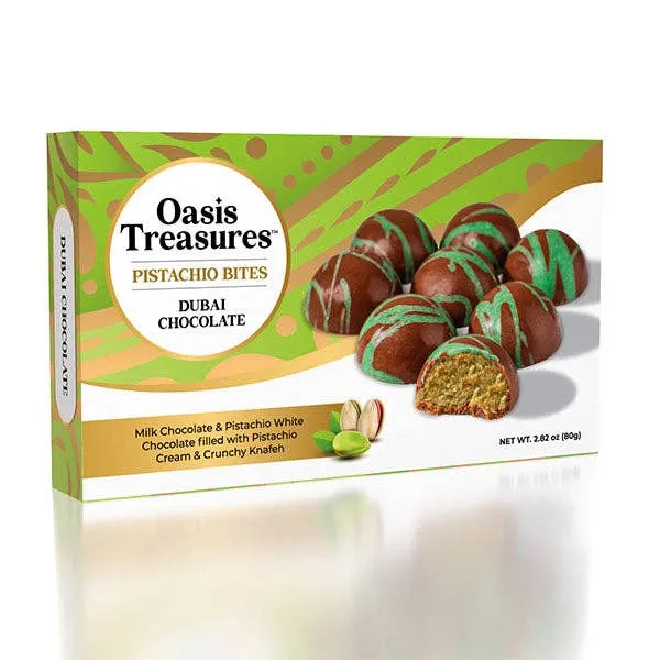 [Self-operated] Oasis Treasures Dubai Pistachio Chocolate Snacks 80g