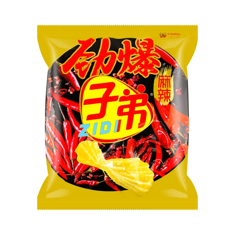 [Self-operated] ZIDI Original Cut Potato Chips, Spicy and Numbing Flavor, 100g (Popular Yunnan Flavor)