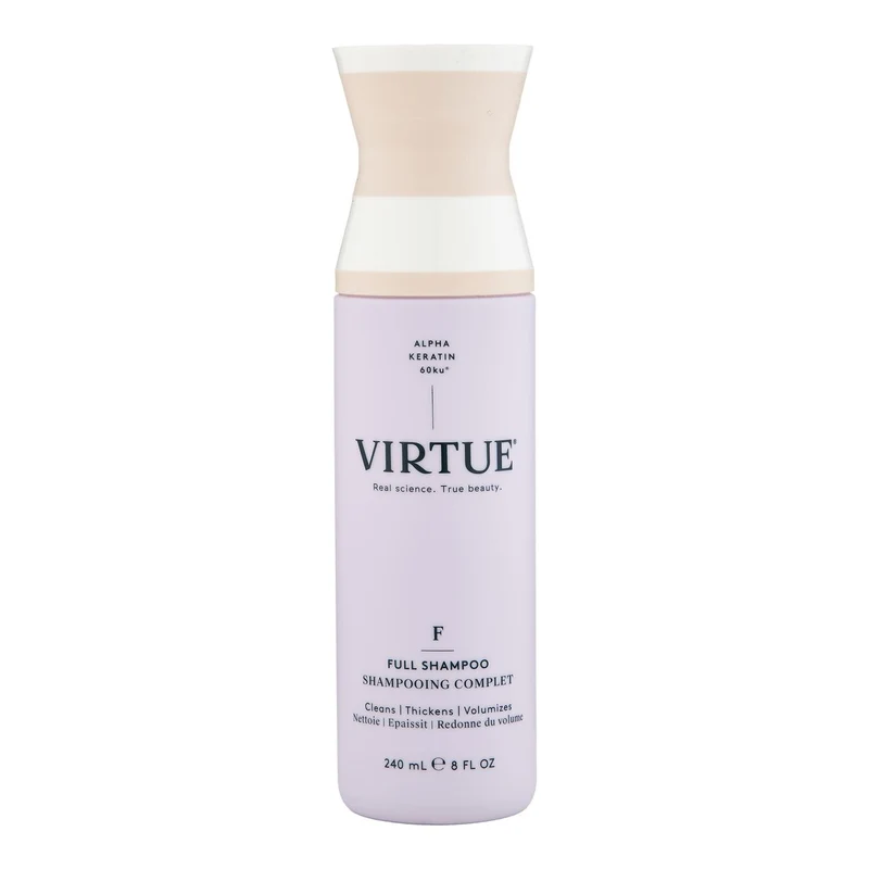 [Self-operated] VIRTUE Revitalizing & Volumizing Shampoo 240ml (USA) - Strengthens Keratin, Prevents Breakage, Removes Oil, Adds Fluid and High Crown