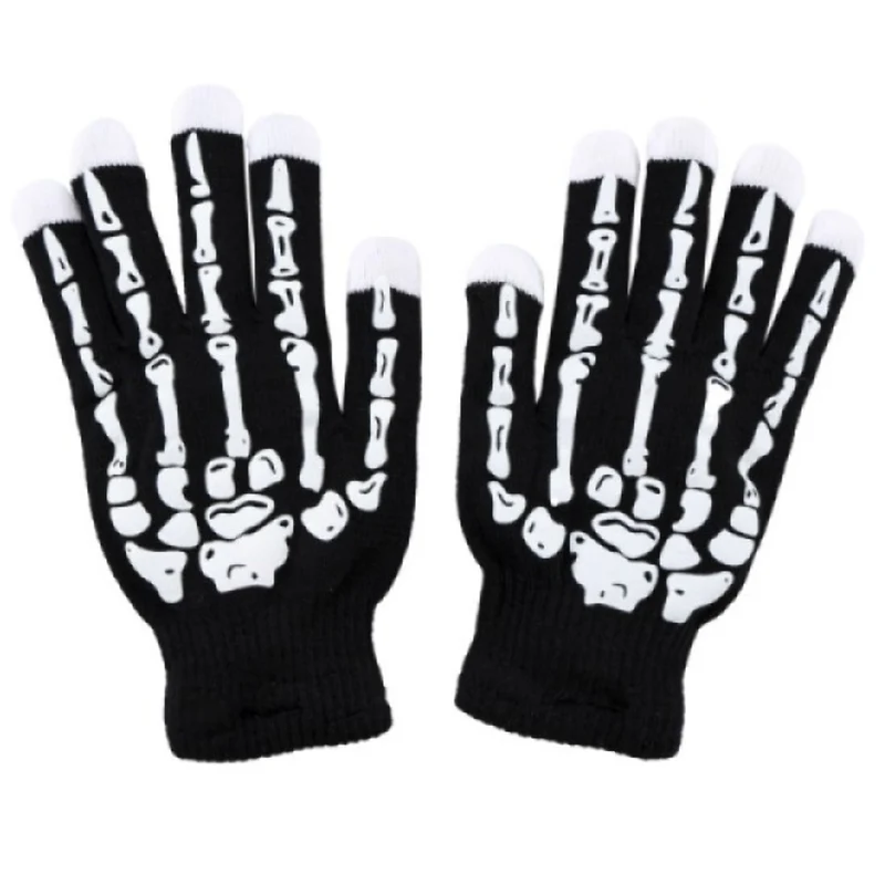 LED-Skelett-Handschuhe