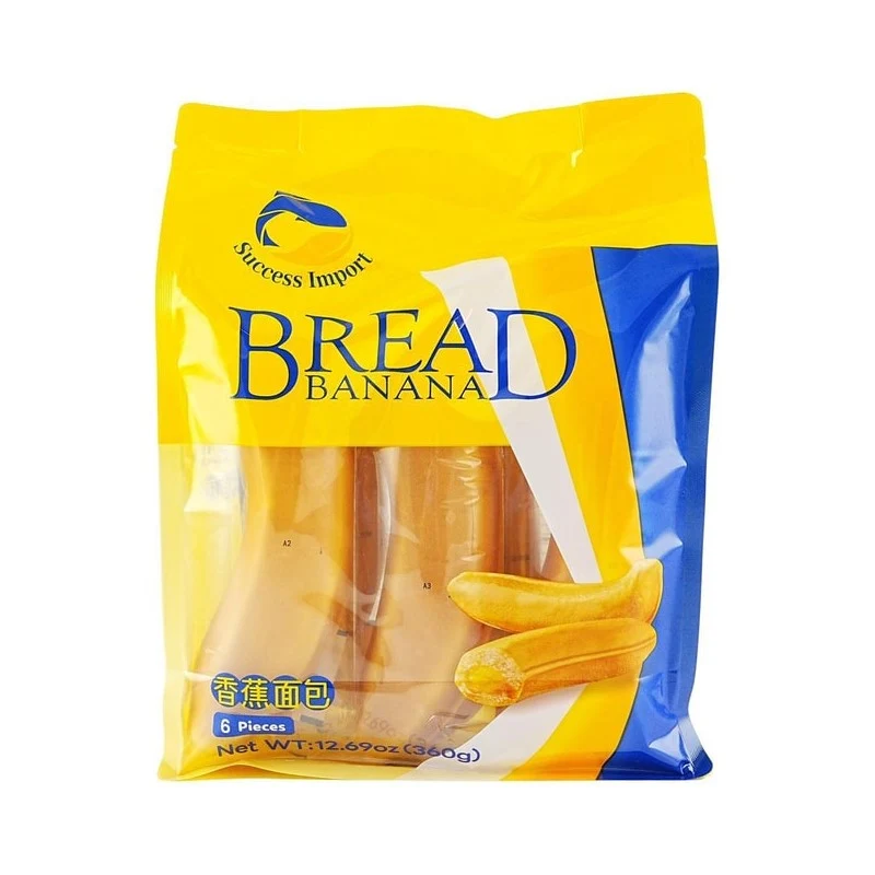 [Self-operated] Xingsheng Banana Sandwich Bread (360g) - Soft, delicious, peelable bread with a bursting filling, soft and fluffy, perfect for afternoon tea, breakfast, or casual snack.