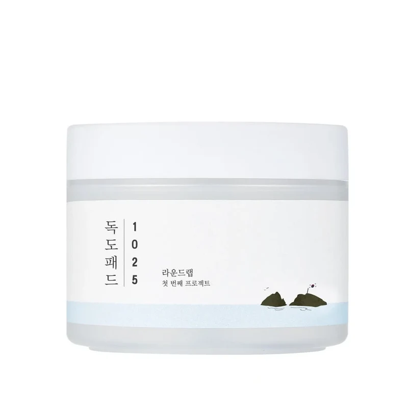 [Self-operated] ROUND LAB 1025 Island Wet Compress Pads (70 pads) from Korea: Deeply Hydrating, Moisturizing, Soothing, Strengthening Barrier, Repairing Redness, Gentle Moisturizing Pads