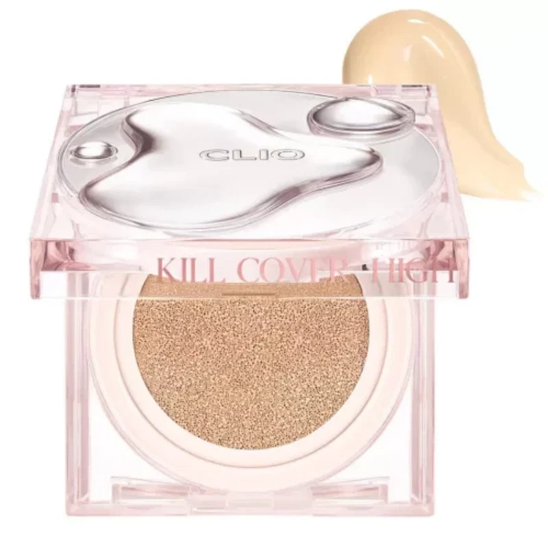 [Self-operated] Korean CLUB CLIO High Glow Cushion Foundation #3-BY Ivory White 15g*2 SFP50+ PA+++ Concealing, Moisturizing, Dry Skin Savior, Hydrating, Glowing, Long-lasting