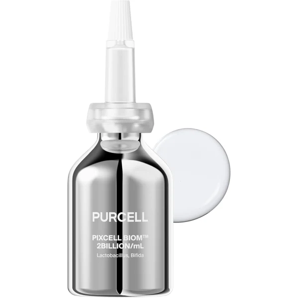 [Self-operated] PURCELL PIXCELL BIOM™ Probiotic Serum Essence (High Concentration of Lactic Acid Bacteria & Bifidobacteria) 30ml (Silver Bottle) - Strengthens Skin Barrier, Evens Skin Tone, Soothes Sensitive and Acne-Prone Skin - Recommended by ROSE (Park Chae-young)