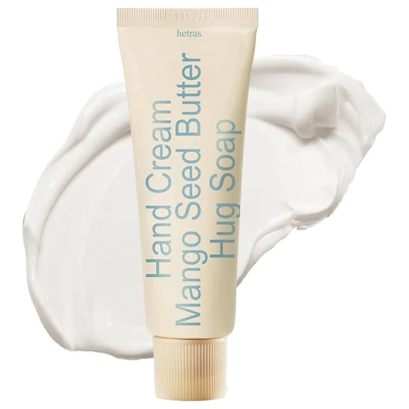 [Self-operated] HETRAS Korean Fragrance Hand Cream Hug Soap Embrace Floral Design 50ml Moisturizing Hand Care Lotion
