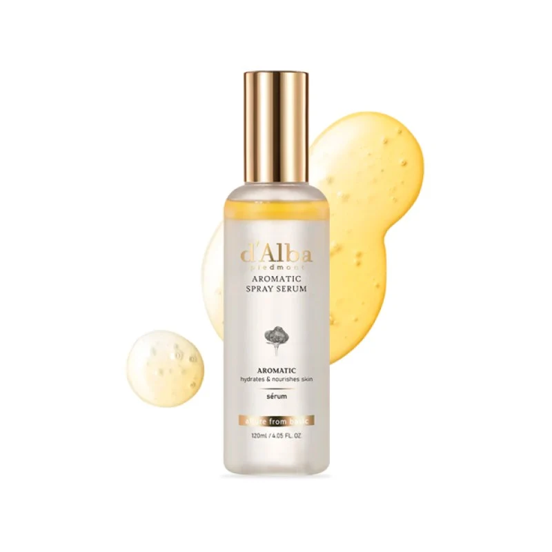 [Self-operated] d'Alba White Truffle Fragrant Skin Essence Spray (Korea) 120ml (Air Hostess Spray) - Pre-makeup moisturizing, water-oil formula to reduce fine lines, firm, moisturize, enhance elasticity, and hydrate.