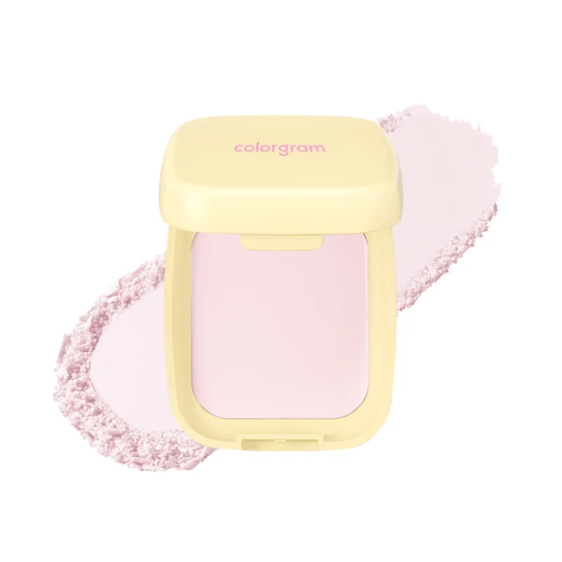 [Self-operated] Korean COLORGRAM Soft Focus Powder Macaron Setting Powder Oil Control Long-lasting Makeup Clear Concealer Minimizes Pores #Pink 6.5g Apple Cheek Plumping Miracle Yeh Shuhua's Pick