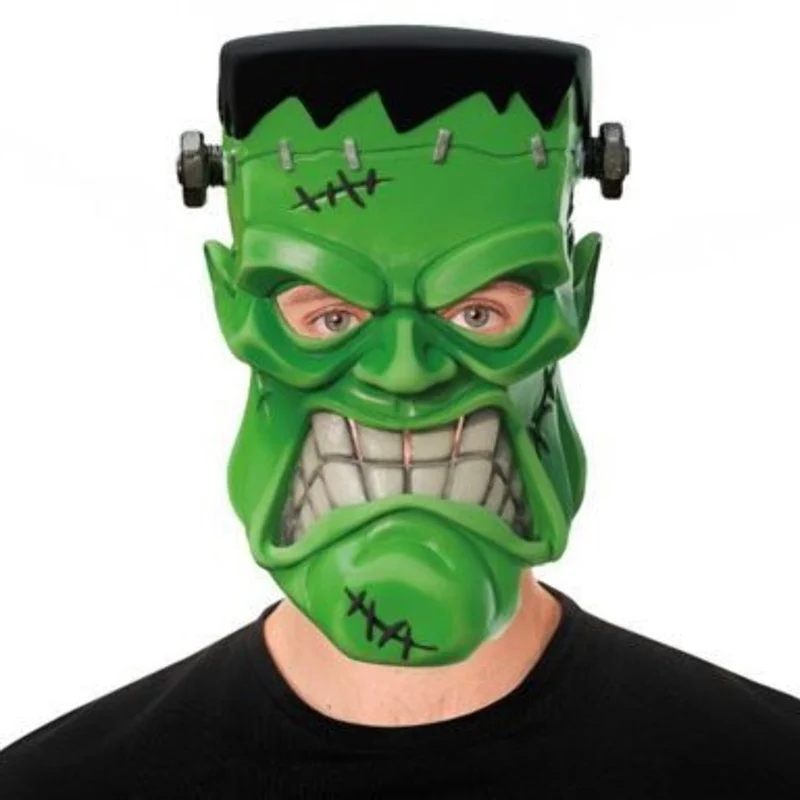 Grüne Frankenstein-Maske