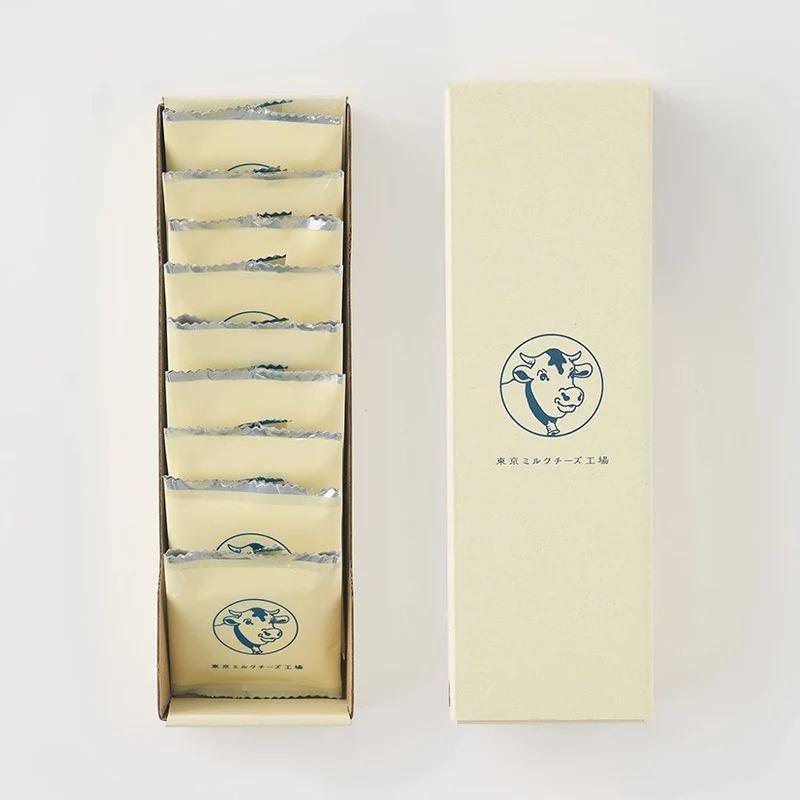 [Self-operated] New version of TOKYO MILK CHEESE FACTORY Japanese sandwich biscuits, sea salt flavor, 9 pieces per pack, snack gift box