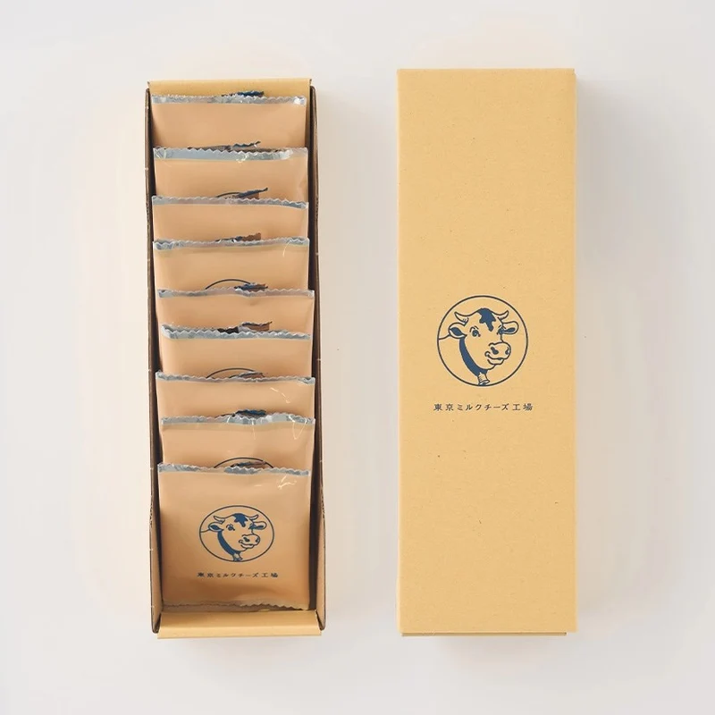 [Self-operated] New version of Tokyo Milk Cheese Factory's honey-flavored sandwich cookies (9 pieces) - a snack gift box