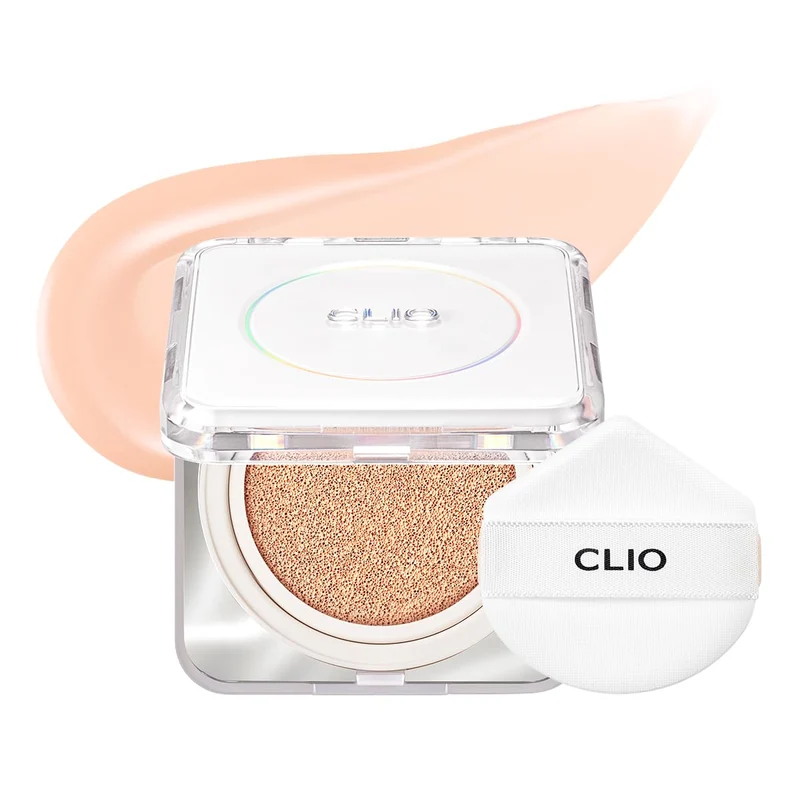 [Self-operated] Korean CLUB CLIO White Moonlight Cushion #19N Brightening Skin Tone 15g, Silky Smooth for Combination Skin, Long-Lasting and Concealing.