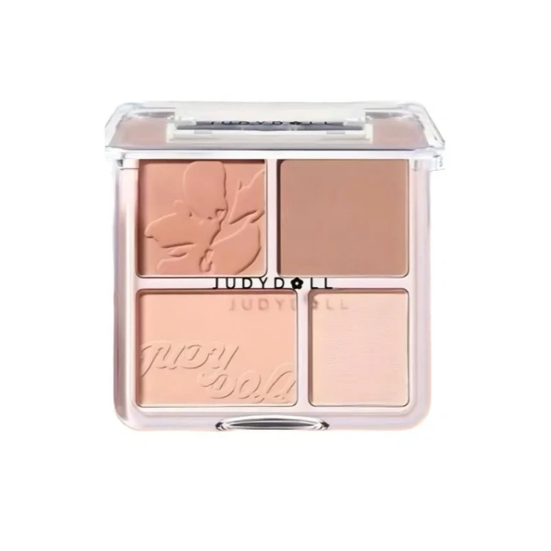 [Self-operated] Judydoll Blush & Highlighter Palette #06 FIT BEIGE 9g - 3D Nose Contouring, Face Shaping, Matte Finish, Brightening Face Blush