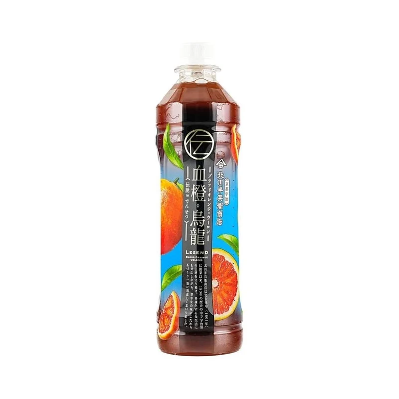 [Self-operated] Kitagawa Hanbei Blood Orange Oolong Tea (430ml) - Popular on Xiaohongshu, same style as Hong Kong convenience stores - low-sugar fruit tea