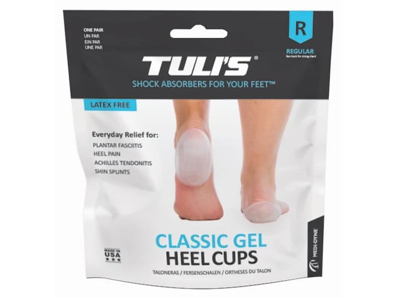 Tuli's Fersenkissen Gel Regular, weiss, 1 Paar, ab 80kg Körpergewicht