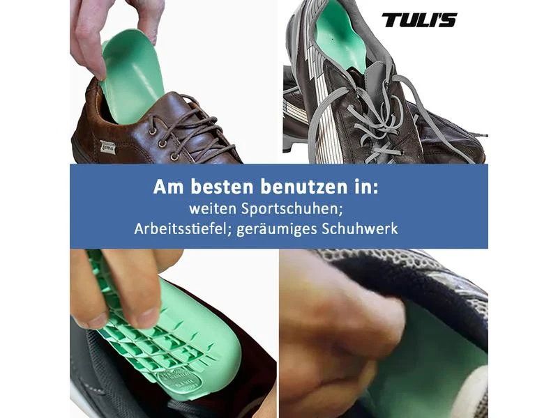 Tuli's Fersenkissen Sport Regular, grün, 1 Paar, bis 80kg Körpergewicht