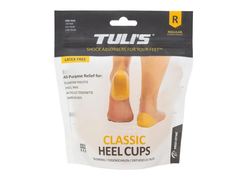 Tuli's Fersenkissen Classic Regular, gelb, 1 Paar, bis 80kg Körpergewicht