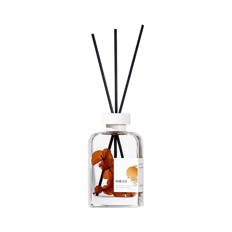 [Self-operated] Song Chao Natural All Things Series Flameless Aromatherapy Citrus Green Tea 200ml Air Freshener Balm Essential Oil Fragrance Flameless Indoor Diffuser Air Freshener Fragrance Stick