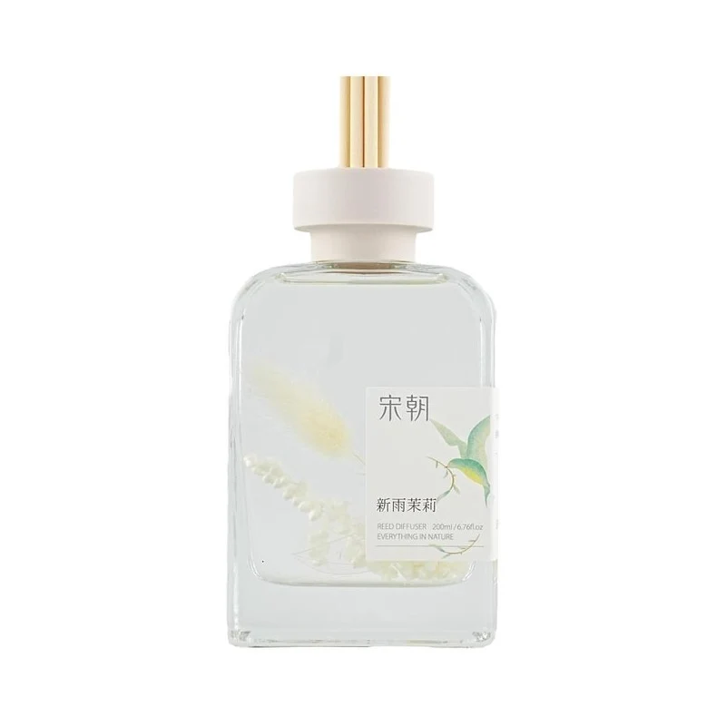 [Self-operated] Song Chao Natural All Things Series Flameless Aromatherapy Upgraded Version New Rain Jasmine 200ml Air Freshener Balm Essential Oil Fragrance Flameless Aromatherapy Indoor Diffuser Air Freshener Aroma Stick