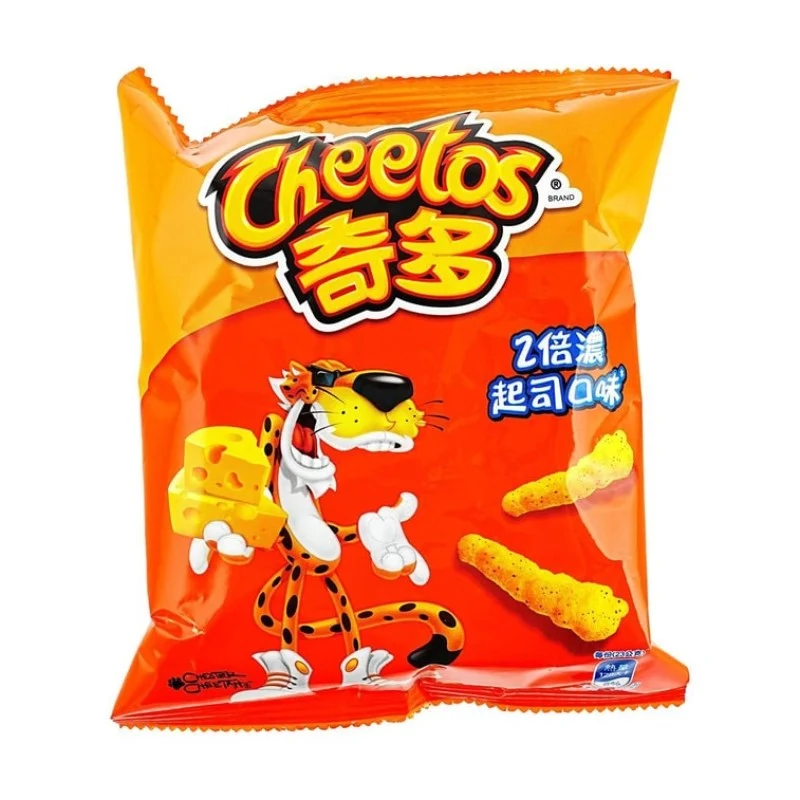 [Self-operated] Cheetos Corn Sticks, Double Cheese Flavor, 46g (China) - Crispy Corn Snacks/Puffed Food