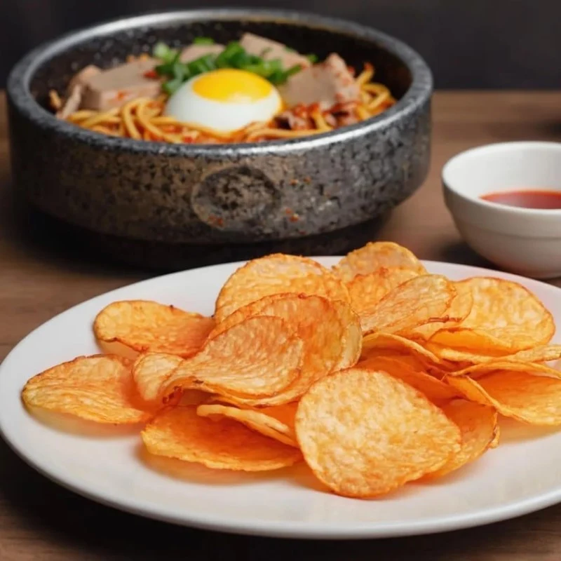 [Self-operated] Pepsi LAY'S Potato Chips, Korean Hellish Shin Ramyun Flavor, 59.5g/bag, Casual Snack, Puffed Food