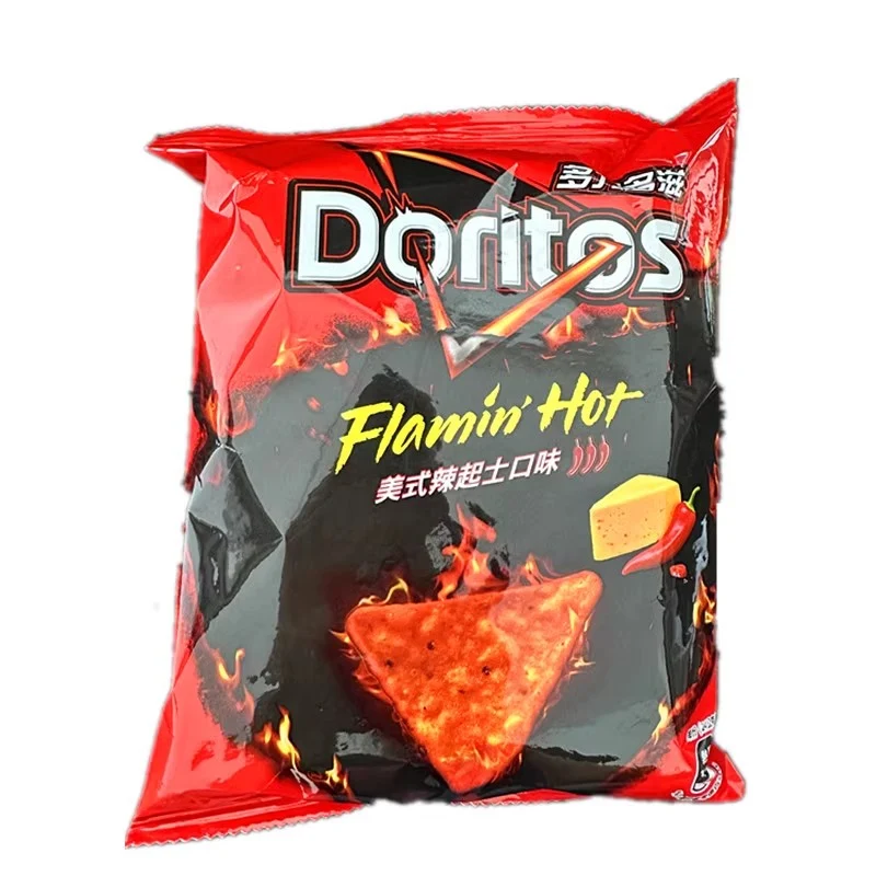 [Self-operated] Pepsi LAY'S DORITOS Corn Chips, Taiwanese Version, American Spicy Cheese Flavor, 40g/bag, Casual Snack, Puffed Food
