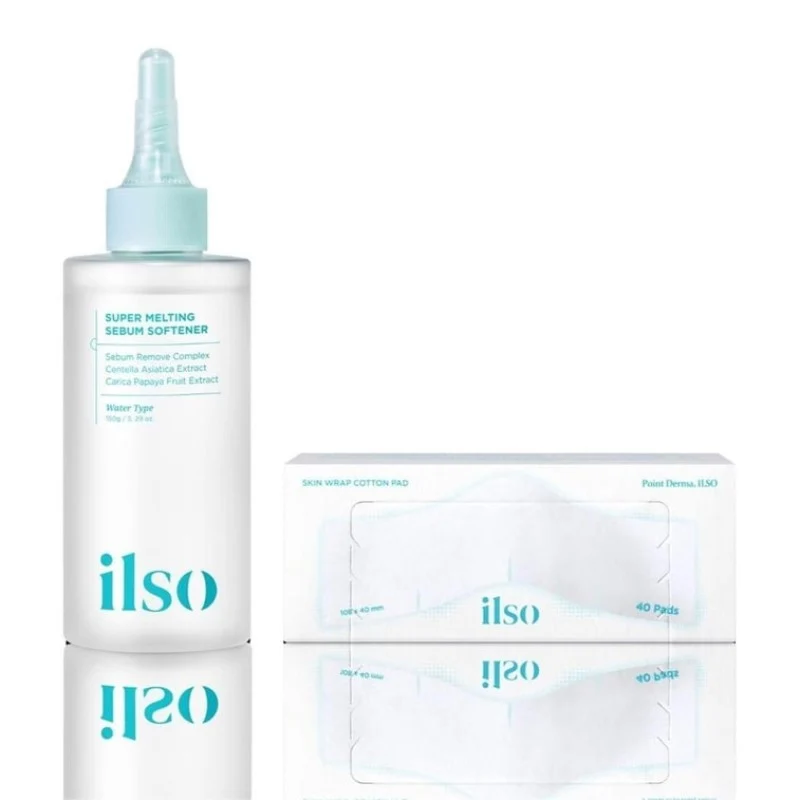 [Self-operated] ILSO Korean Blackhead Removal Essence 150g + 40 Cotton Pads, Professional-grade Blackhead Removal Essence, Soothing, Tightening, Pore Cleansing, Oil Control, Highly Effective Blackhead and Whitehead Removal, Gentle and Non-irritating.