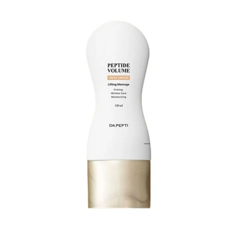 [Self-operated] DR.PEPTI Korean Peptide Firming and Elastic Neck Cream 120ml Anti-aging Neck Firming Cream with Steel Roller, Firming and Anti-wrinkle Neck Cream with Peptide Lifting