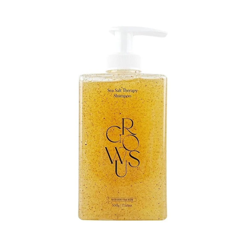 [Self-operated] GROWUS Korean Sea Salt Shampoo 500g - Deeply Cleanses, Refreshing, Volumizing, Oily Hair Savior, Anti-Hair Loss, Exfoliates