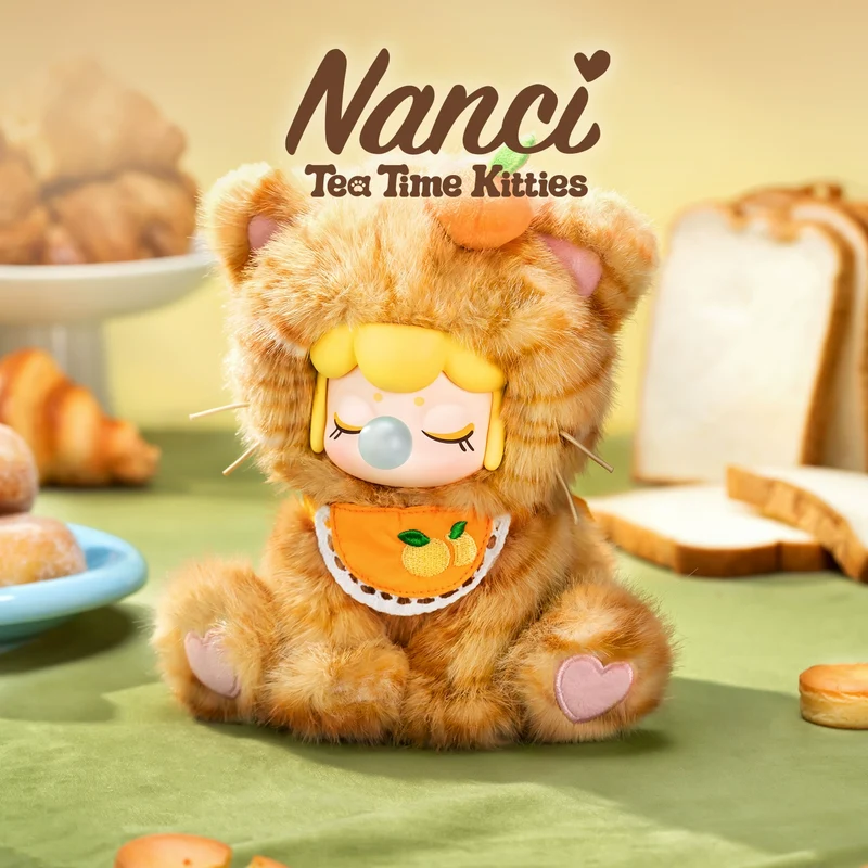 [Self-operated] Rolife Nanci Meow Meow Afternoon Tea Plush Series Blind Box (1 box), plush blind box gift shipped randomly.