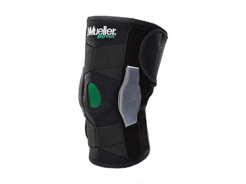 Mueller Kniegelenkbandage Greenline, schwarz, Universalgrösse