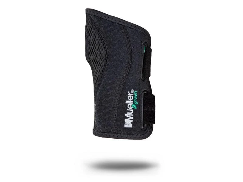 Mueller Handgelenkbandage Greenline, schwarz, Grösse L/XL, links