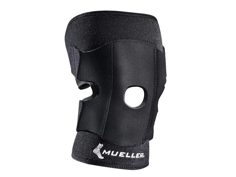 Mueller Kniebandage verstellbar, schwarz, rechts und links, Universalgrösse