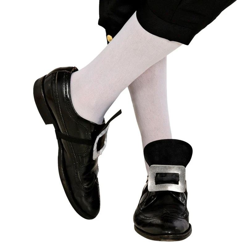 Silberne Schuhschnallen