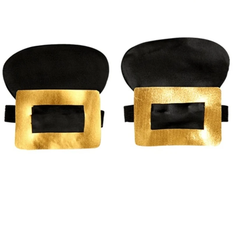 Goldene Schuhschnallen