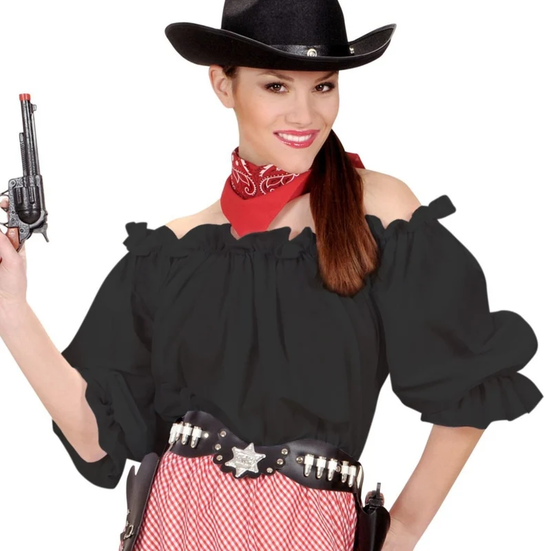 Schwarze Bluse
