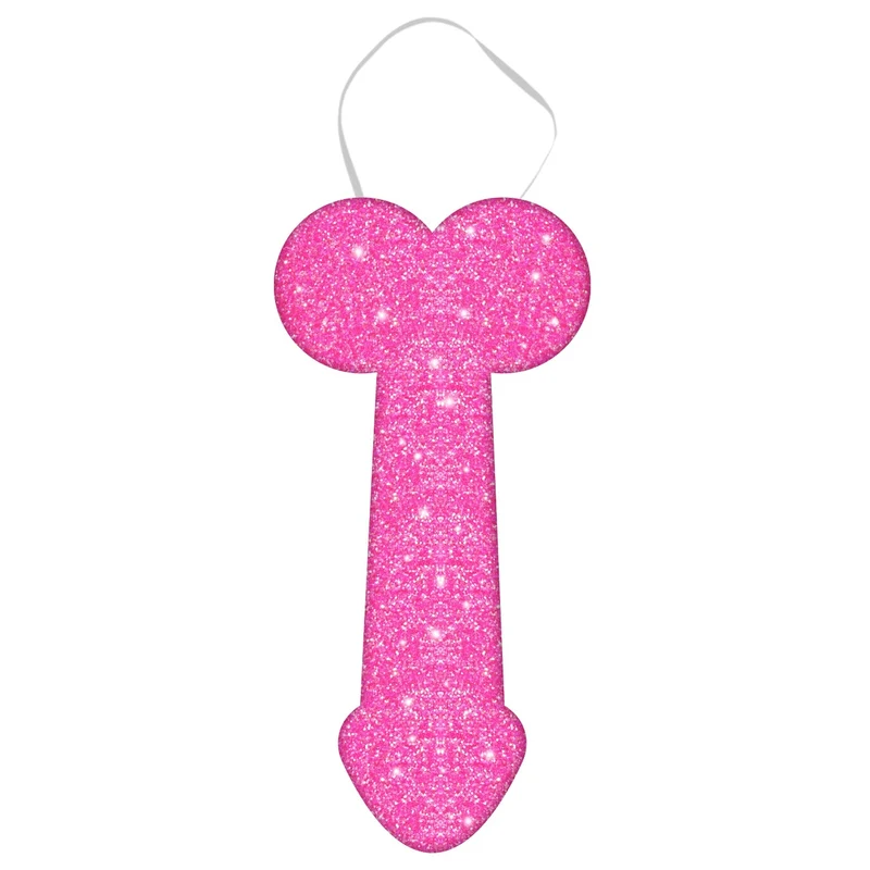 Glitzernder Penis-Krawatte