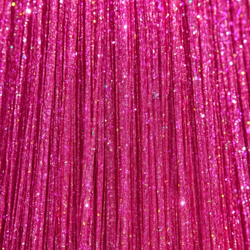 3er-Pack Glänzende Rosa Strähnen