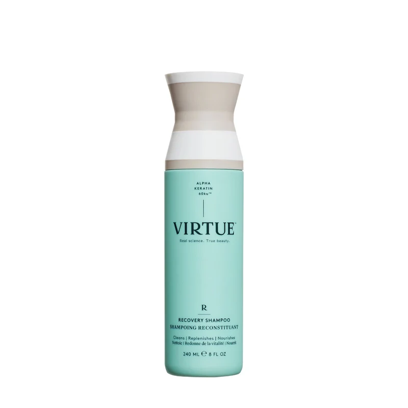 [Self-operated] VIRTUE Luxury Shampoo 240ml (USA) - Repairs damaged hair from perming and dyeing, nourishes dry and frizzy hair, leaving it smooth.