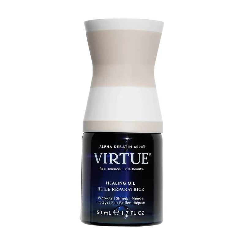 [Self-operated] VIRTUE High-Energy Keratin Hair Oil 50ml (USA) - Nourishing, Repairing, and Smoothing Hair Essence for Permed and Dyed Damage.