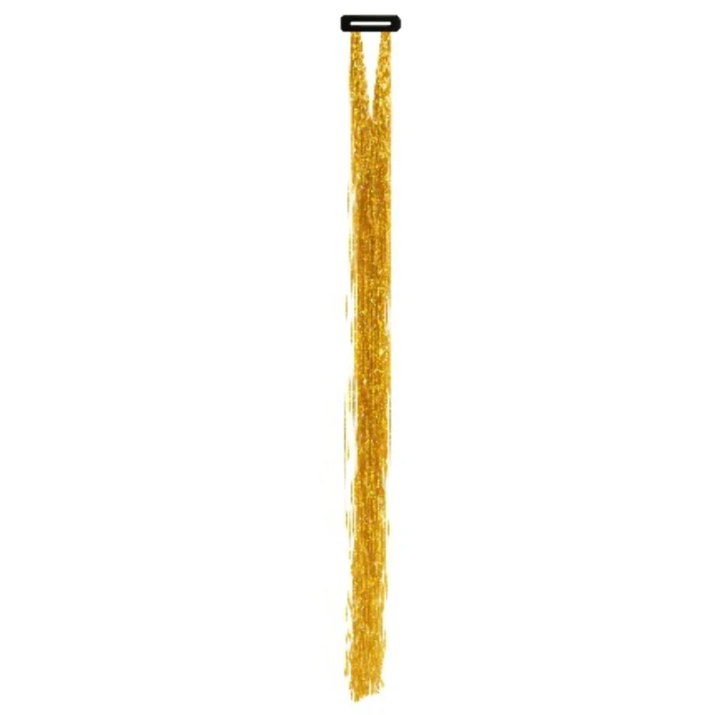 3er-Pack Glänzende Goldene Strähnen