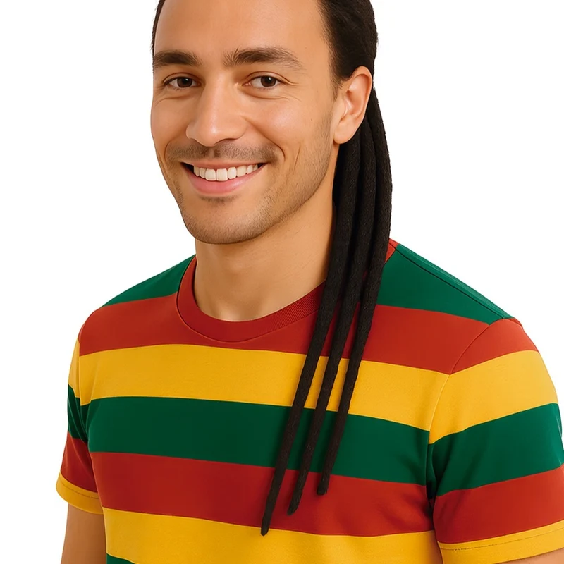 3er Pack Rasta-Zöpfe