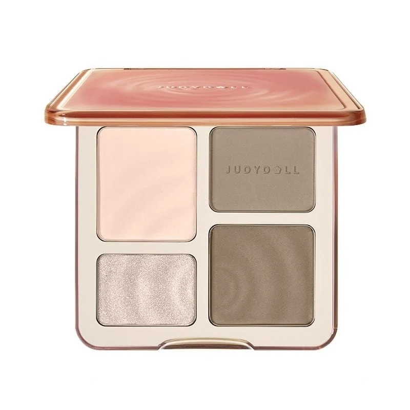 [Self-operated] Chinese Judydoll Orange Highlight Contouring Comprehensive Palette for Cold Skin #01 Wave Shadow Palette 9g Three-dimensional Nose Shadow Shading Face Repairing Powder Matte Brightening Facial Blush