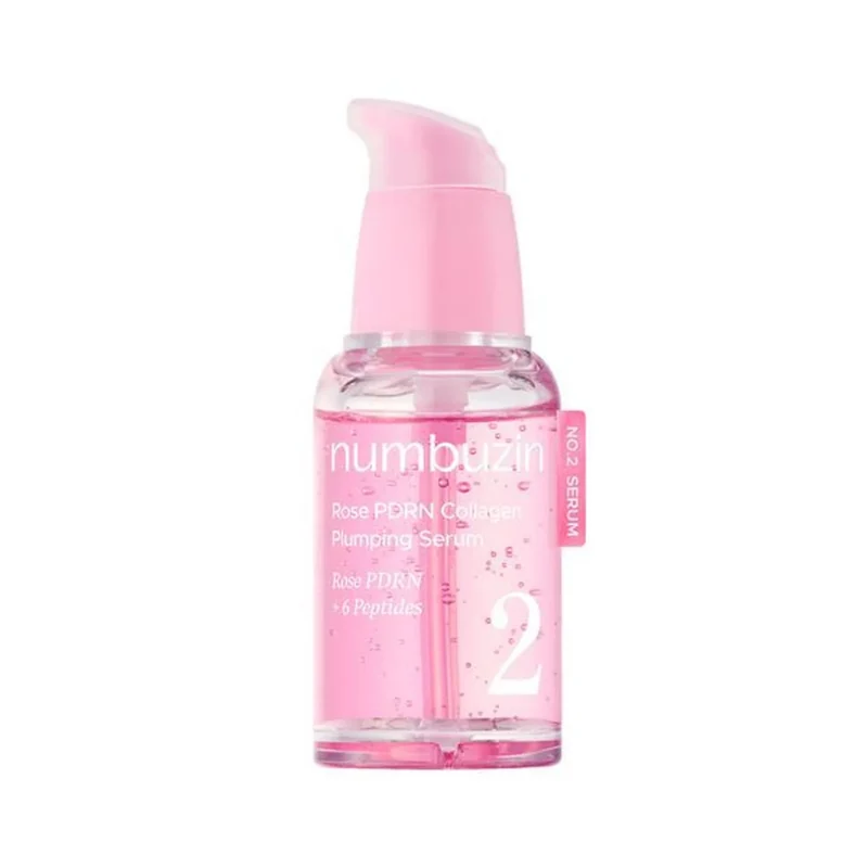 [Self-operated] NUMBUZIN NO.2 Rose Collagen Essence from Korea 30ml - Lifts, firms, moisturizes, improves dullness, dryness, and sagging skin.