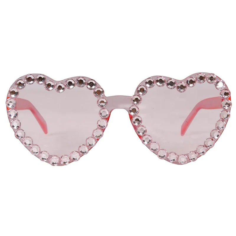 Glitzer-Herz-Brille