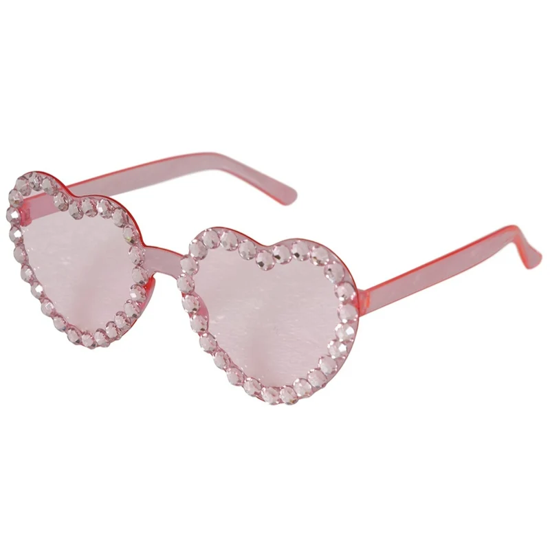 Glitzer-Herz-Brille