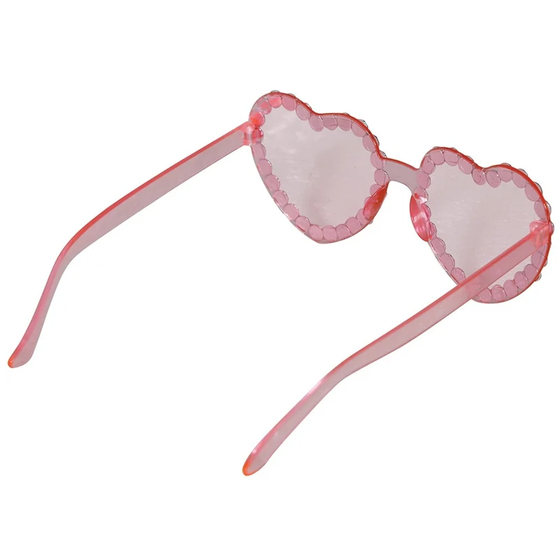 Glitzer-Herz-Brille