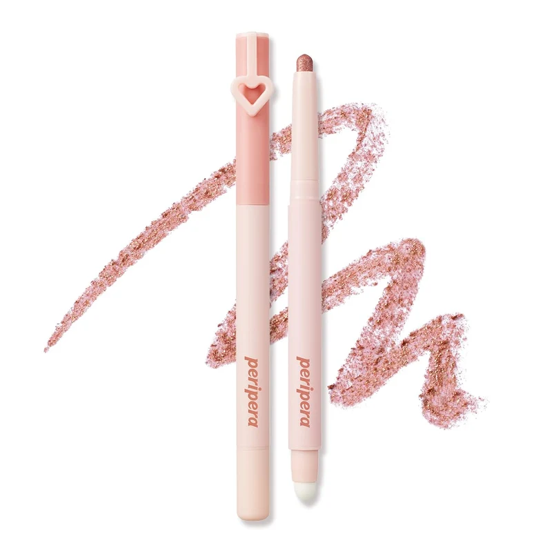 [Self-operated] Korean CLUB CLIO PERIPERA Heart-Fluttering Double-Ended Aegyo-sal Eyeshadow Stick #P05 GLEAMING DESERT 0.7g Aegyo-sal magic tool, a must-have for beginners, waterproof and smudge-proof.