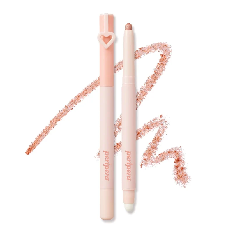 [Self-operated] Korean CLUB CLIO PERIPERA Heart-Fluttering Double-Ended Aegyo-sal Eyeshadow Stick #P02 Shining Bubble Champagne Foam 0.7g Aegyo-sal magic tool, a must-have for beginners, waterproof and smudge-proof.