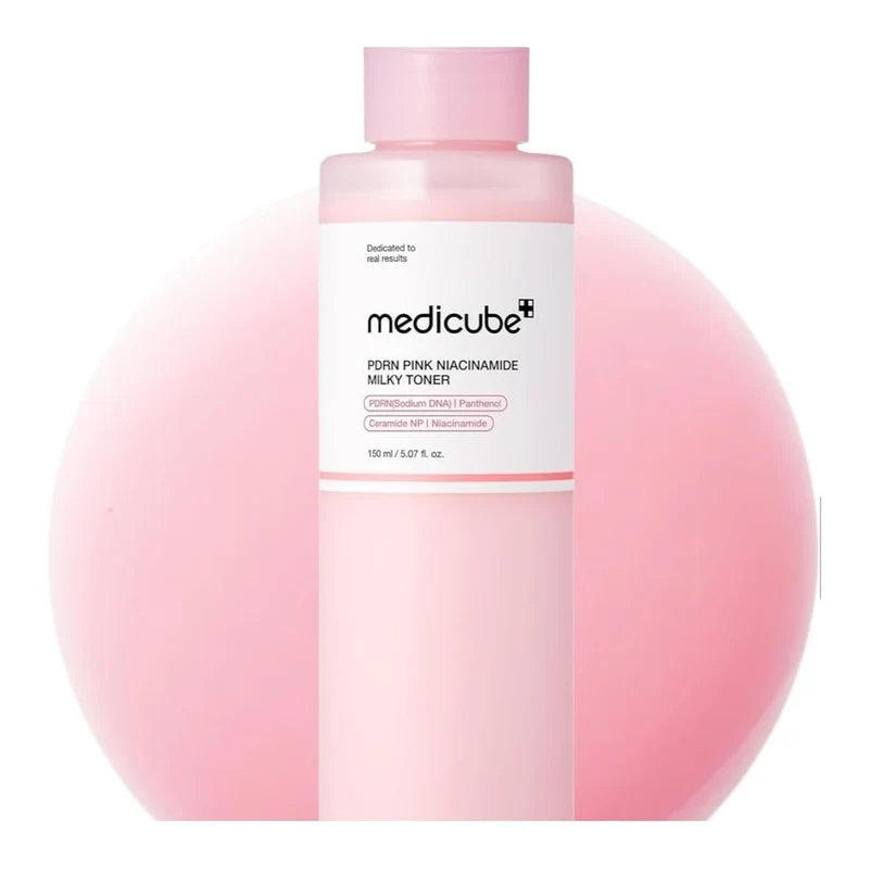 [Self-operated] Medicube Korean Salmon PDRN Pink Niacinamide Milk Essence Water 150ml, Whitening and Dark Spot Fading